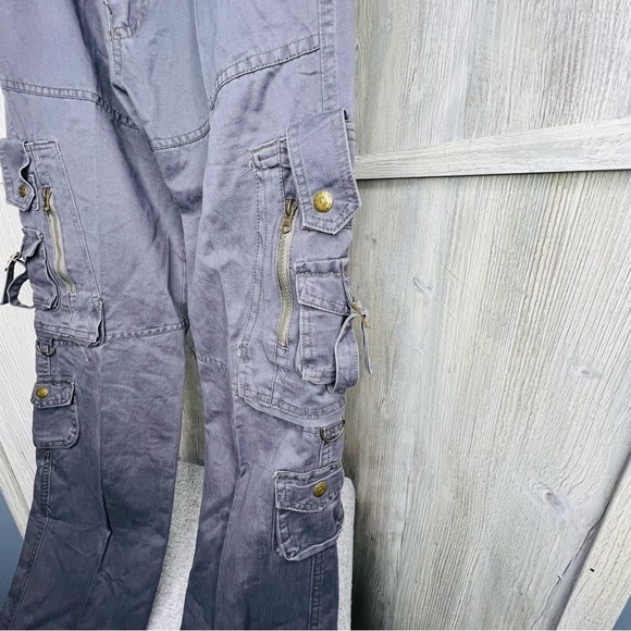 Tactical Bondage Streetwear Cargo Pants Gray - Picture 4 of 7